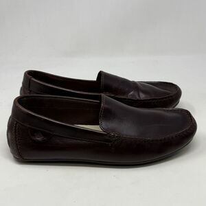 Sperry Top Sider Davenport Venetian Loafers Shoes Mens 10 Brown Leather Slip On